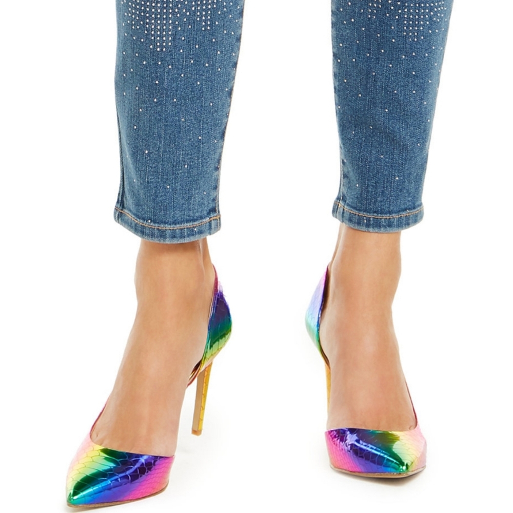 🎉HP INC Rhinestones Skinny Jeans. - Picture 5 of 7